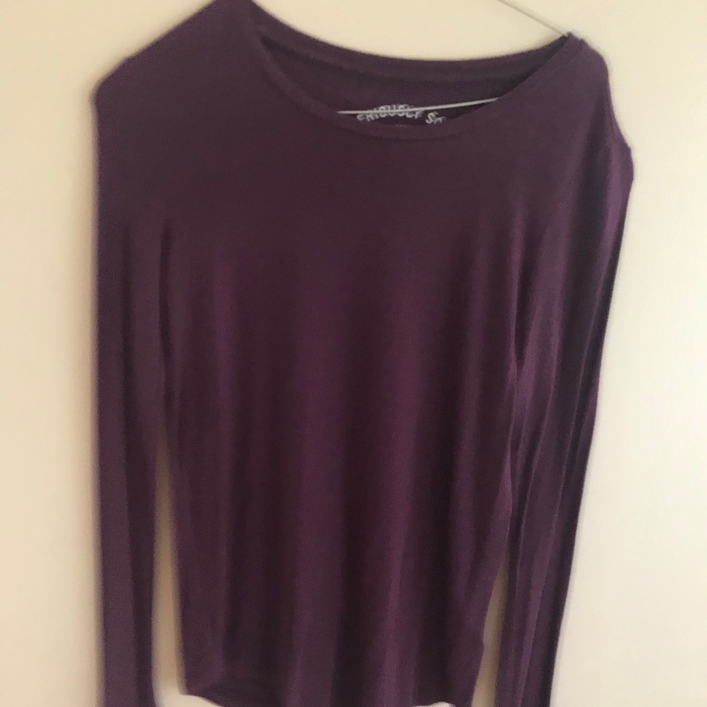 Long sleeve very soft purple shirt